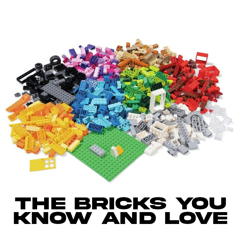 Buildable Bricks Floral Wall Art