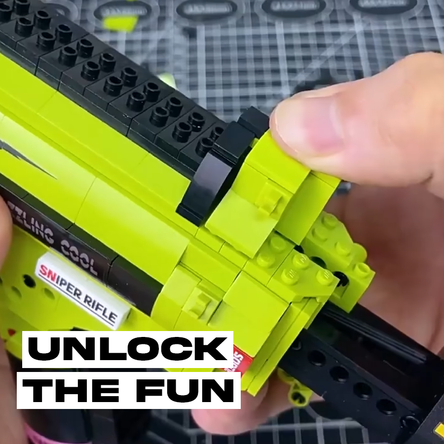 Buildable MP5 Rifle Brick Kit