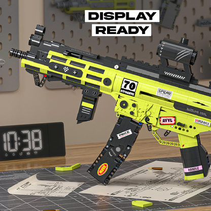 Buildable MP5 Rifle Brick Kit