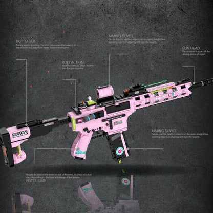 Buildable M4A1 Rifle Brick Kit