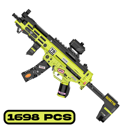 Buildable MP5 Rifle Brick Kit