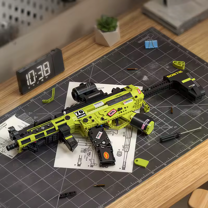Buildable MP5 Rifle Brick Kit