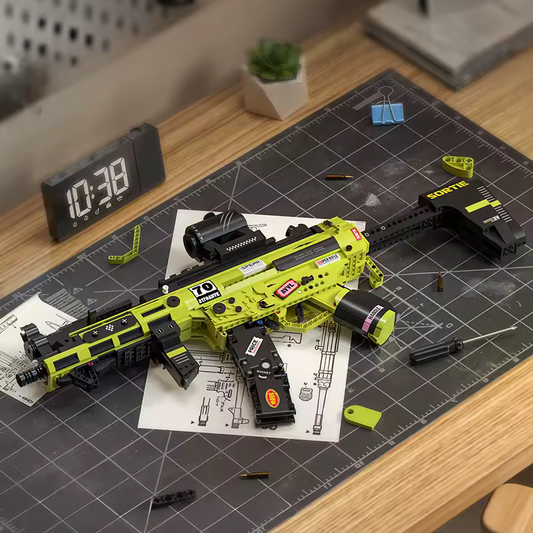 Buildable MP5 Rifle Brick Kit