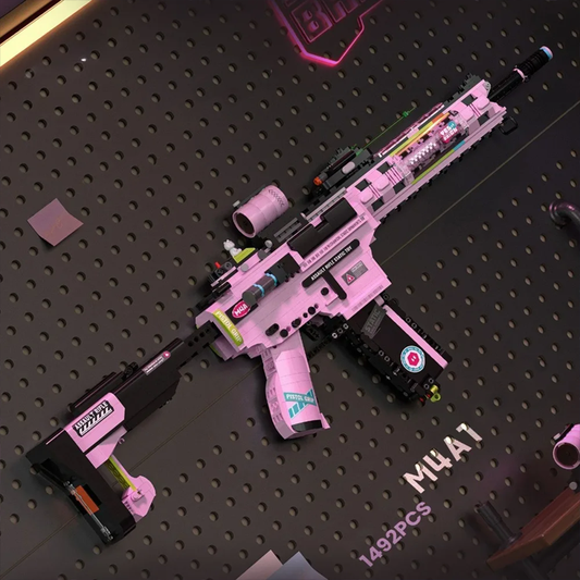 Buildable M4A1 Rifle Brick Kit