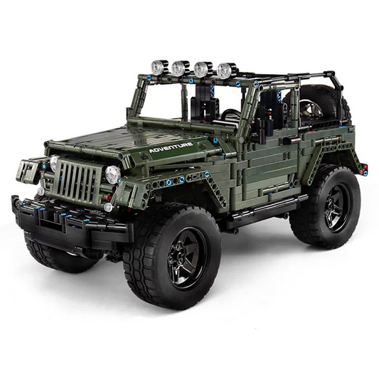 Buildable 4x4 Military SUV Brick Kit