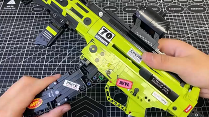 Buildable MP5 Rifle Brick Kit